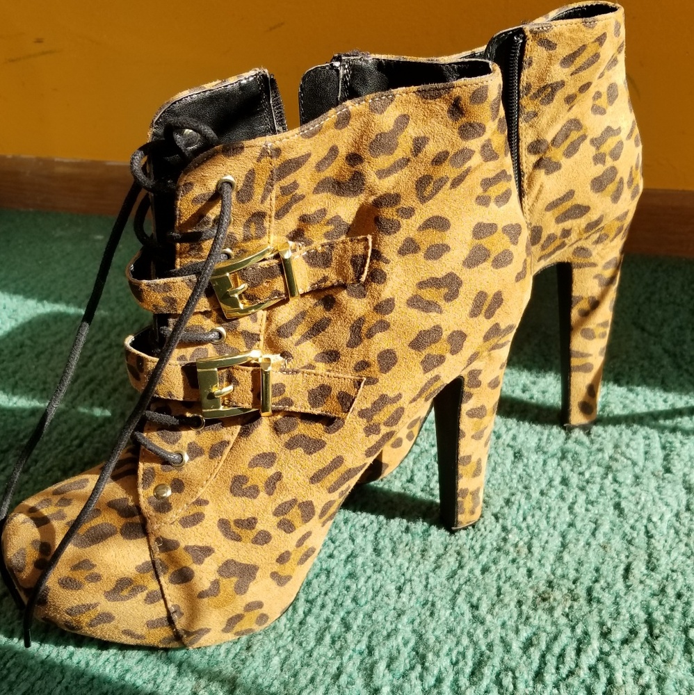 Cheetah Print Heels